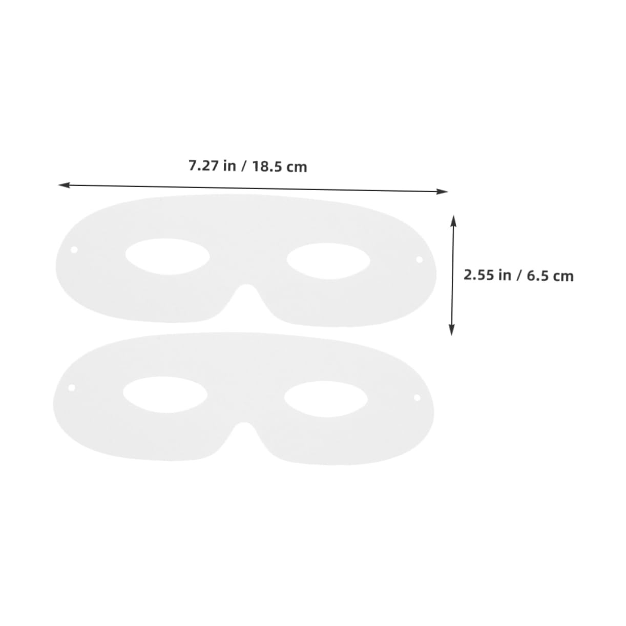 Abaodam 80pcs Blank Craft Masks Hand-painted Paper Masks for Halloween Birthdays Parties Cosplay Creative Art Activity for Boys and Girls and Adults for Family Bonding