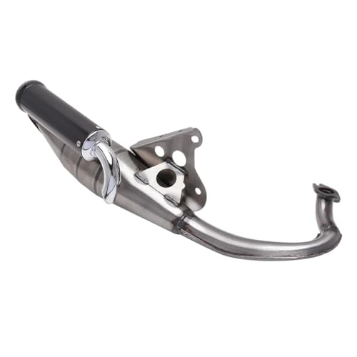 Silenciador de escape de acero inoxidable resistente para Yamaha JOG50 y Jog E40QMB 6