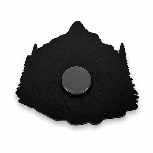 Image of Naxon Chopta Uttarakhand Theme Souvenir Wooden Fridge Magnet | Mini Switzerland of India Himalayan Design 3x3 Inch Refrigerator Magnet for Kitchen & Home Decor | Travel Gift from Chopta | Pack of 1