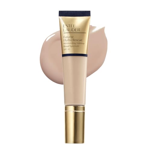 Estée Lauder Futurist Hydra Rescue Moisturizing Foundation Makeup SPF 45 for a 12-Hour Glow, 1.2 Fl...