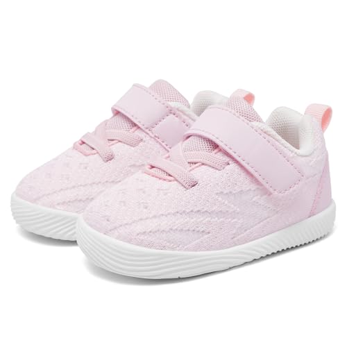 Image of MORENDL Toddler Sneakers Baby Boys & Girls Barefoot Shoes Lightweight Breathable Walking Running Tennis Athletic Sport Shoes