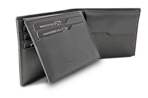 ColdFire Tactical Carbon Fiber Wallet with Coin Pocket & ID Window for Men - Handmade EDC Genuine K-Leather - Slim Bifold RFID Credit Card Holder4