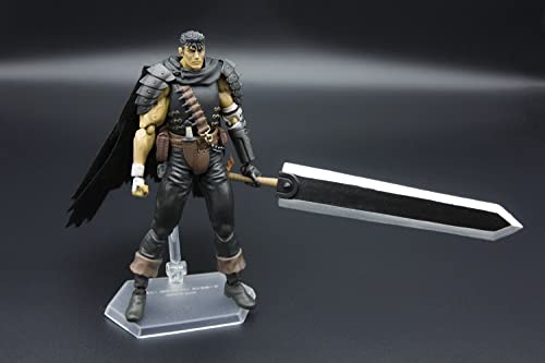 Siesdio Berserk Guts Black Swordsman Version Repaint Edition Figma Action Figure Assembly Action Figure Anime Pvc Abs 6.6Inches #TOP7