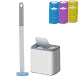 Einweg-Toilettenbürste, Disposable Toilet Brush, Einweg-Toilettenreiniger,...