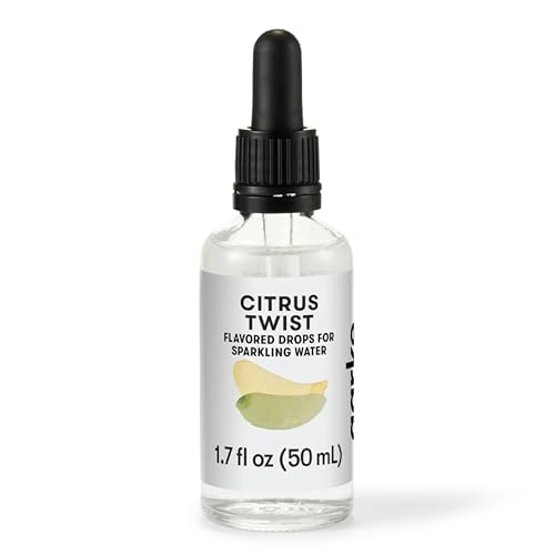 Aarke - Flavor Drops For Sparkling Water & Carbonated Beverages | Water Flavoring Drops | Natural Flavors | Sugar Free | No Artificial Sweeteners | Zero Calories (Citrus Twist), 50ml