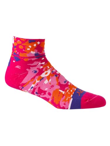 Image of Terry Cycling Air Stream Bike Socks for Women Sports Running & Cycling Mesh Ventilated Breathable Athletic Crew Ankle Sock