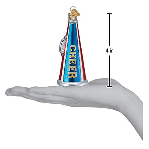 Old World Christmas Cheer Megaphone Glass Blown Ornaments For Christmas Tree #TOP4