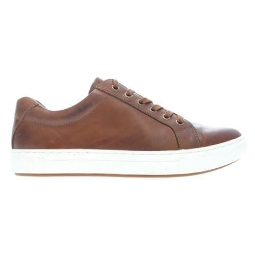 Propét Men's Koda Classic Leather Sneakers Tan 11 XX-Wide US