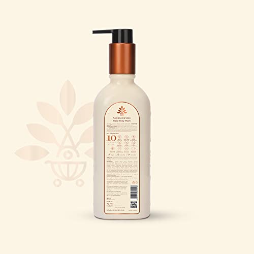 Image of Baby Forest Sampoorna Snan Baby Body Wash | 10 Ayurvedic Herbs | Tear-Free Formula | Natural Hydration for Baby | Vegan | Cruelty-free | Plant-Based Formulation | Pack of 2 x 200 ml