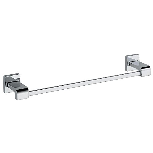 Image of Delta Towel Rack | 18 Inch Polished Chrome Towel Bar for Bathroom, Kitchen | Ara Accessories