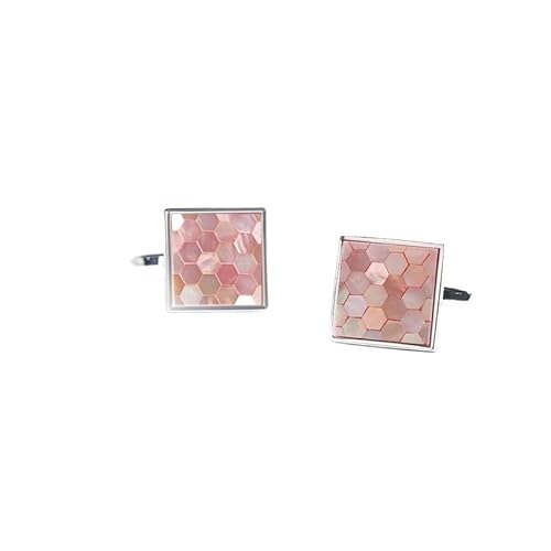 Square Zircon Diamond Cufflinks Men's French