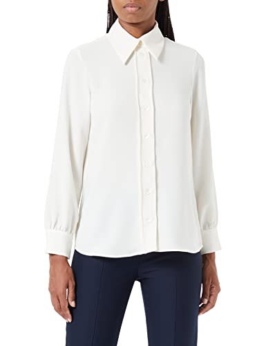 Seidensticker Damen 133501 Bluse, Egret, 44