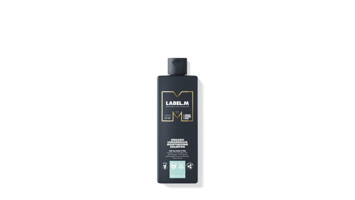 LABEL.M Organic Lemongrass Moisturising Shampoo 300ml