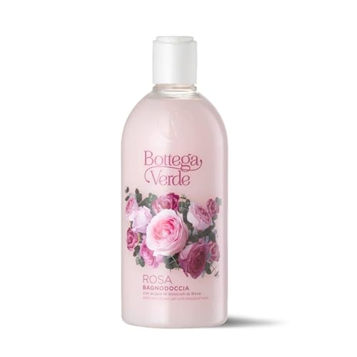 Bottega Verde - Bagnodoccia alla Fragranza di Rosa, 400 ml | Deterge e Idrata con Delicatezza, per Tutti i Tipi di Pelle