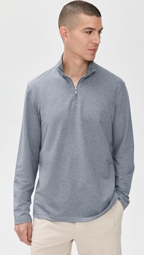 Faherty Men's Movement Quarter Zip Sweatshirt2