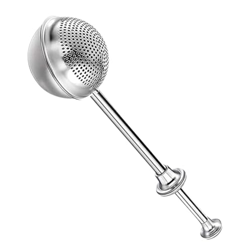 LOLIPPYY 1pezzi Setaccio Cucina in Acciaio Resistente Spara Farina e Spezie Strumento con Rete Robusta e Design Semplice per Uso Pratico e Duraturo