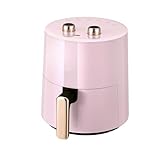 Freidora de aire de 3,7 L, temperatura ajustable de 200 ℃, temporizador de 1 a 30 minutos, alta potencia de 1300 W.(Roze)