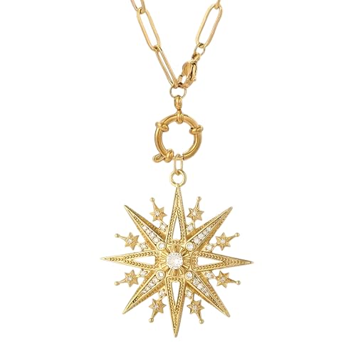 Collier yeux diaboliques anti-ternissement pendentif durable