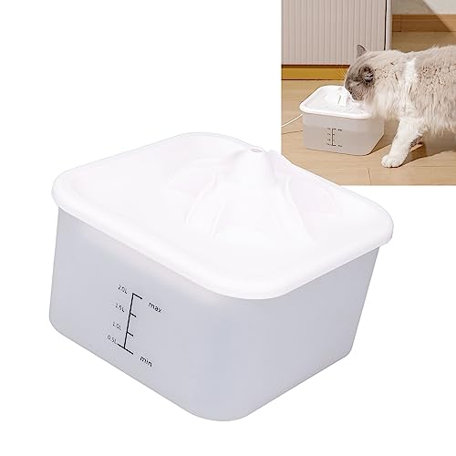 Fuente automática para agua de gato con filtro y luz LED miniatura 2