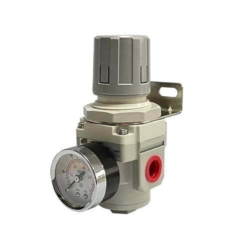 Dispositivo de regulación AR5000-10 neumático con manómetro para control de compresores