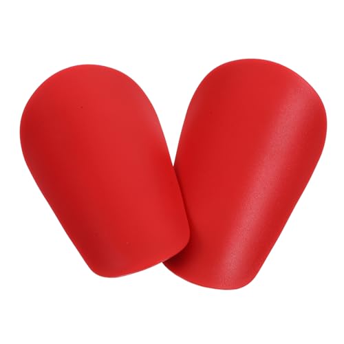 HEMOTON 1 Pair Pads Accessory Professional Leg Guard Calf Braces for Football Teens Braces Calf Protective Gears Compact Guards Outdoor Guards Pu Red