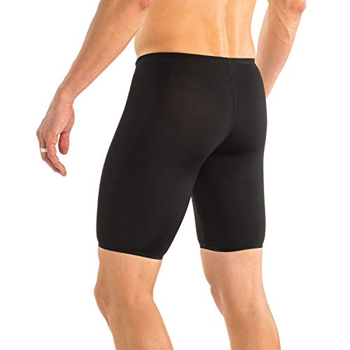 Dolfin Winner's Men's Athletic Swimsuit - Training Jammer Shorts For Racing And Competitions (Black, 2X) #TOP1