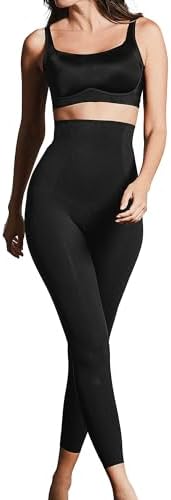 Leonisa High Waisted Compression Leggings for Women – Shapewear Gym Leggings
