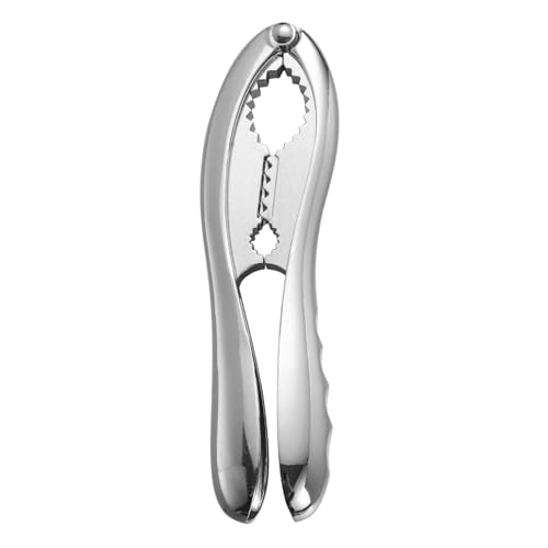 SOLUSTRE 1Pc Walnut Clip Nutcracker Zinc Alloy Handheld Tool for Easy Cracking Ergonomic Design Suitable for Walnuts Hazelnuts Pecans Almonds Nuts