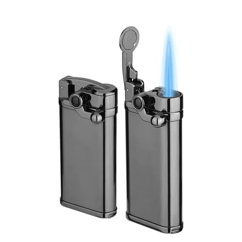 Encendedor de butano regulable, soplete recargable antiviento 2