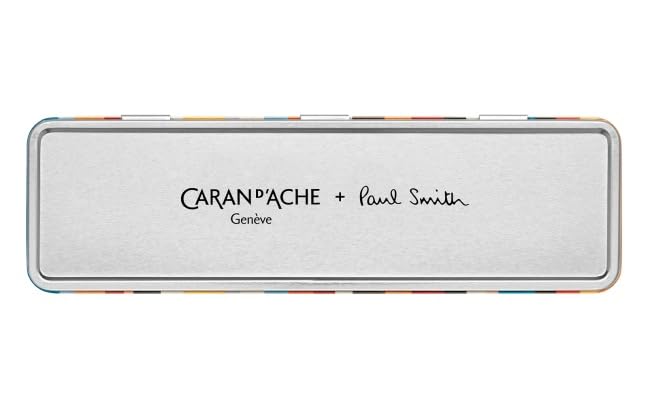 Caran d'Ache Paul Smith 849 - Penna a sfera, grigio argento, 1 pezzo