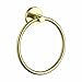 Circular Bathroom Towel Ring (Brushed Gold)