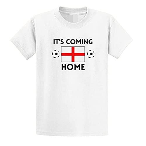 Haut Angleterre Euros blanc t-shirt enfant football vêtements supporter junior