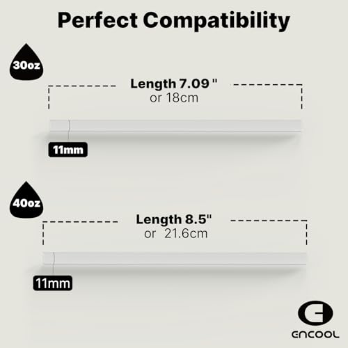 Image of 4-Pack Replacement Straws Compatible with ENCOOL 40oz Cup Tumbler