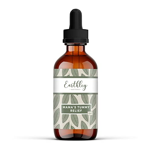 Image of Earthley Mama’s Tummy Relief, Natural Morning Sickness & Nausea Support, Gentle Herbal Digestive Aid for Pregnancy & Upset Stomachs, Organic & Alcohol-Free (2oz)