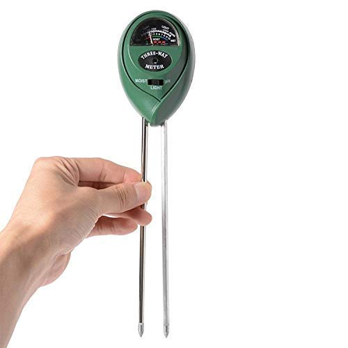 PAVITYAKSH 3 in 1 Soil Moisture Round Hydroponic Plant Tester Light and