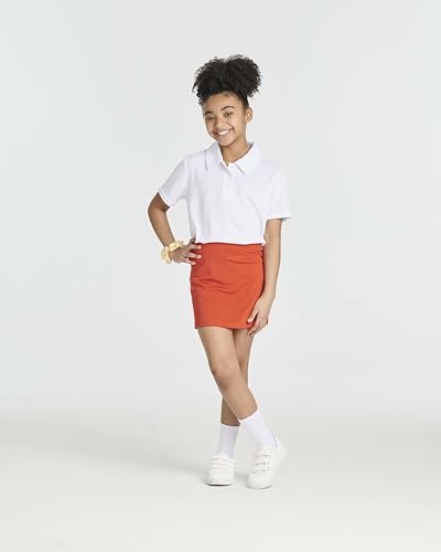 Image of 3 Pack Girls' Mesh Polo Shirts Short Sleeve Collared School Uniform Tops | Sizes 4-18, Quick Dry Performance Knit, Easy Care Everyday, Back To Class Ready, Plain Smart Collar, Golf