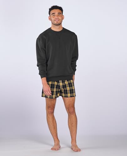 boxercraft Essential Cotton Flannel Boxer Shorts, with Fly Front Opening3