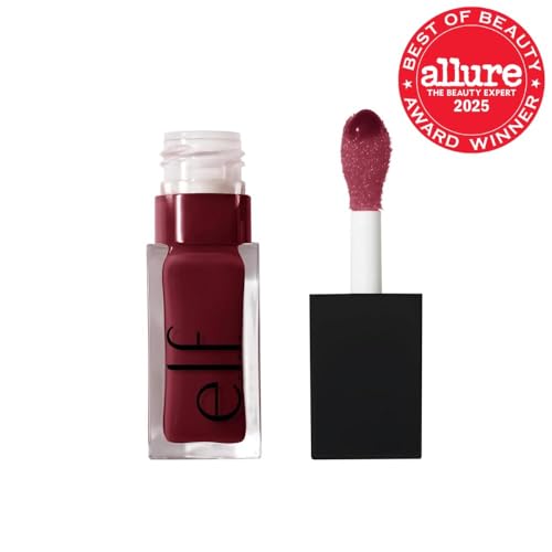 elf glow reviver lip oil nourishing tinted lip oil for a high-shine finish infused with jojoba oil vegan amp cruelty-free jam session