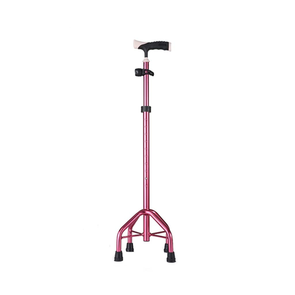 Bastón de Paseo, muleta, bastón para Personas Mayores, bastón de Cuatro Patas, bastón de Ocho Patas, Ligero, Antideslizante, Multifuncional, muletas para Personas Mayores con Hueso