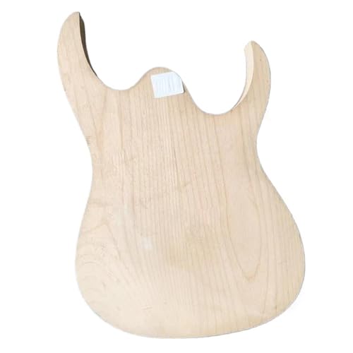 木製エレキギター本体 ソリッドウッド製6弦エレキギターボディDIY交換パーツ