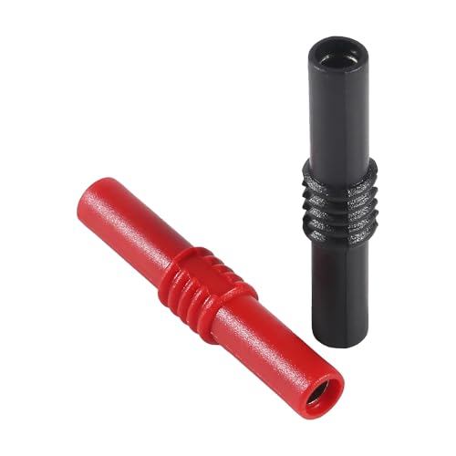 20 piezas Adaptador Banana 4mm Hembra a Hembra Aislado miniatura 5