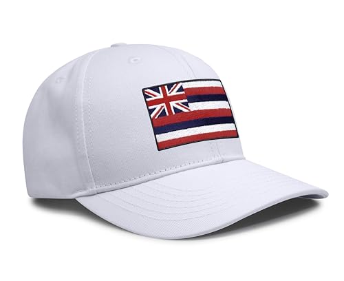 Image of International Tie State Hat for Men and Women, Adjustable Snapback Trucker Baseball Cap with Embroidered Patch