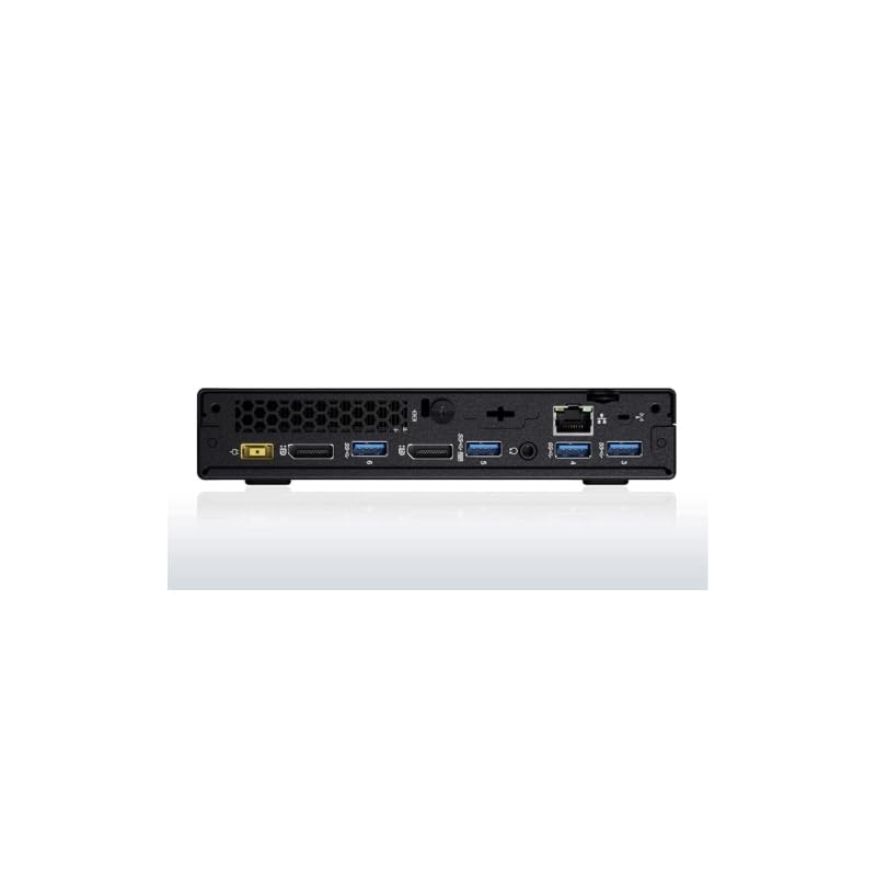 Image of Len M700 Mini Desktop PC (Core I3 6th gen | 4 GB DDR4 RAM | 128 M.2 GB SSD | Win11 Pro | MS Office | HD Graphics | USB | Ethernet | VGA | Black | WiFi | Tested & Ready) 1 Year Seller Warranty