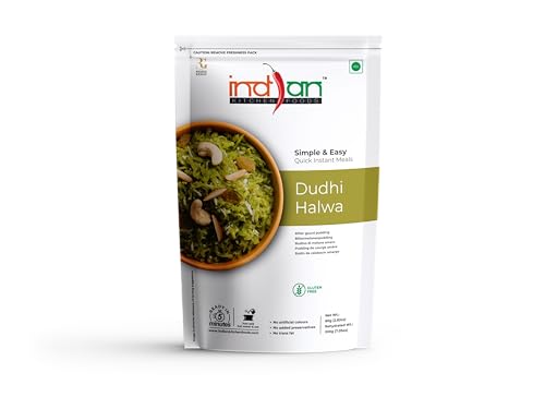 Image of Indian Kitchen Foods Instant Dudhi Halwa - Freeze Dried, Gluten-Free, Ready-to-Eat Indian Vegetarian Meal