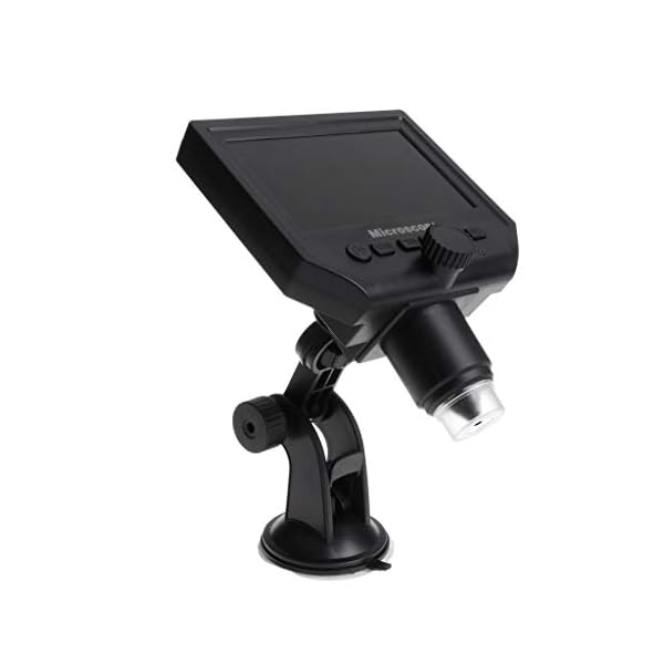 PINH-lang LCD Digital Mikroskop,G600 4,3 Zoll 3.6MP HD Digital Microscope Kamera Video Recorder 1X-600X Vergrößerung… – Bild 4