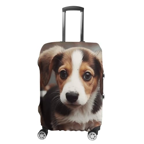 Cute Dog Luggage Cover for Suitcase Tsa Approved Stylish Suitcase Covers Washable Stretch Suitcase Protector Anti-Scratch Travel Baggage Covers for 19-32 Inch Luggage