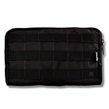 Bolso Modular Vertical Porta Treco 15x25cm – Ripstop Reforçado, Alta Resistência, Compatível com Coletes (Preto)