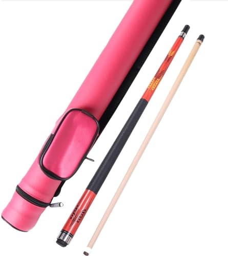 Taco de billar profesional 58 in 19 oz rojo miniatura 1