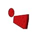 Ventadecolchones - Cabecero Tapizado Acolchado de Dormitorio Modelo Diamond el Polipiel Rojo y Medidas 106 x 70 cm para Camas de 90 ó 105