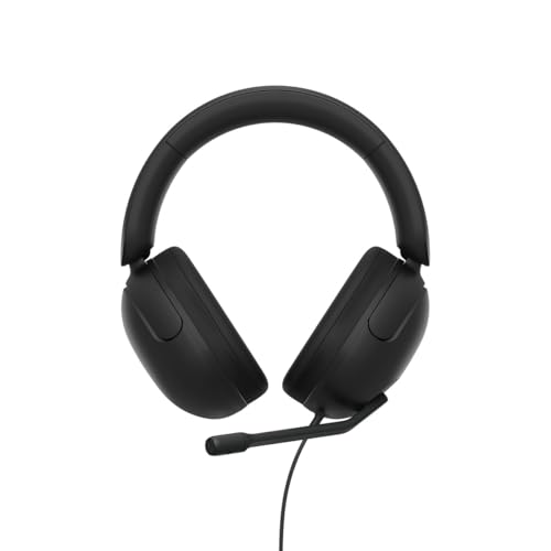 Sony INZONE H3 Kabelgebundenes Gaming-Headset - PC/PS5, 360 Spatial Sound für Gaming, leichtes Design (299g), Mikrofon per klick stummschalten, USB-Audiobox für EQ-Einstellungen - Schwarz